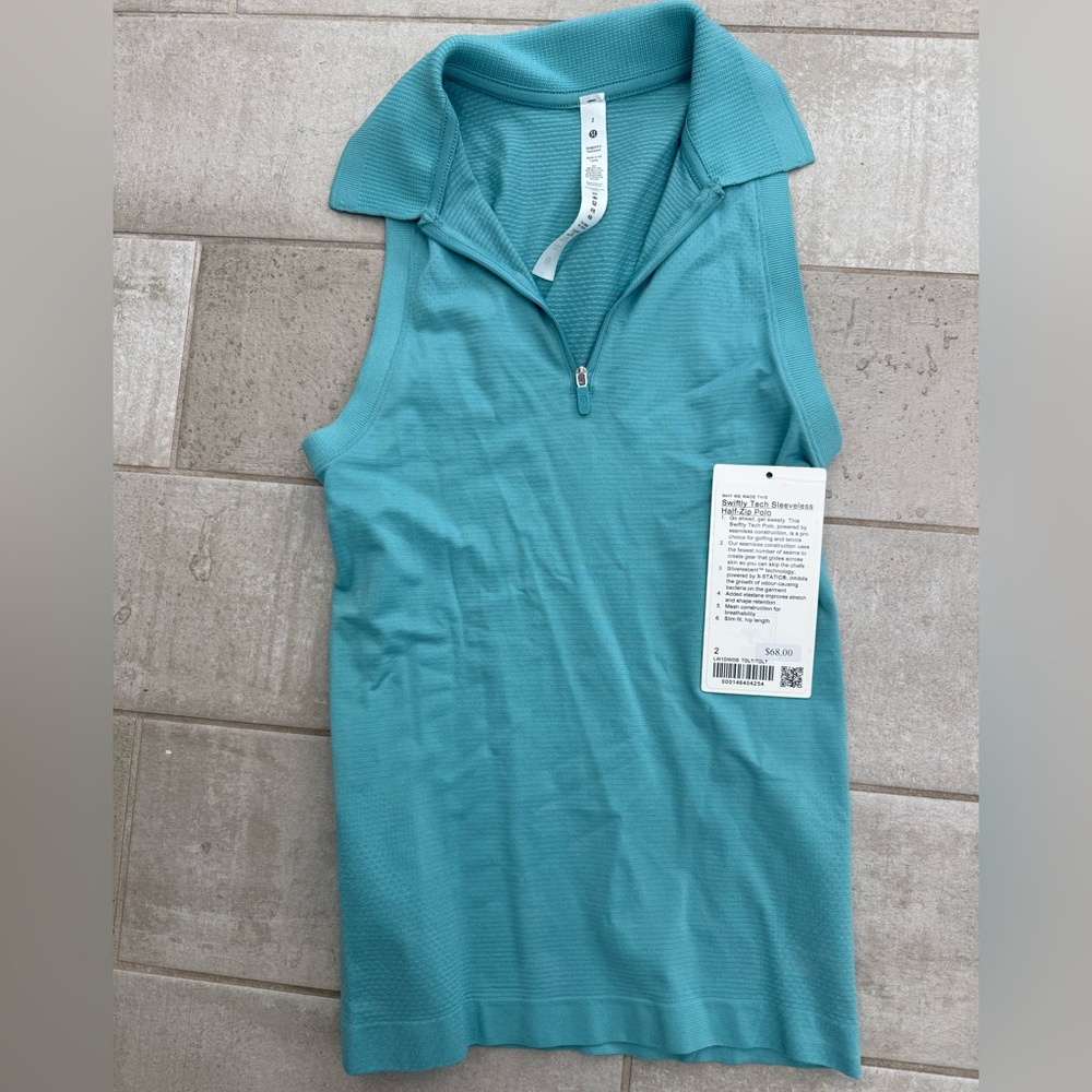 NWT Swiftly Tech Sleevless Polo